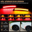 Luces secuenciales LED ámbar rojas para Chevy Camaro 2016-23