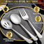 Set 30 Utensilios Acero Inox para Servir Color Plateado