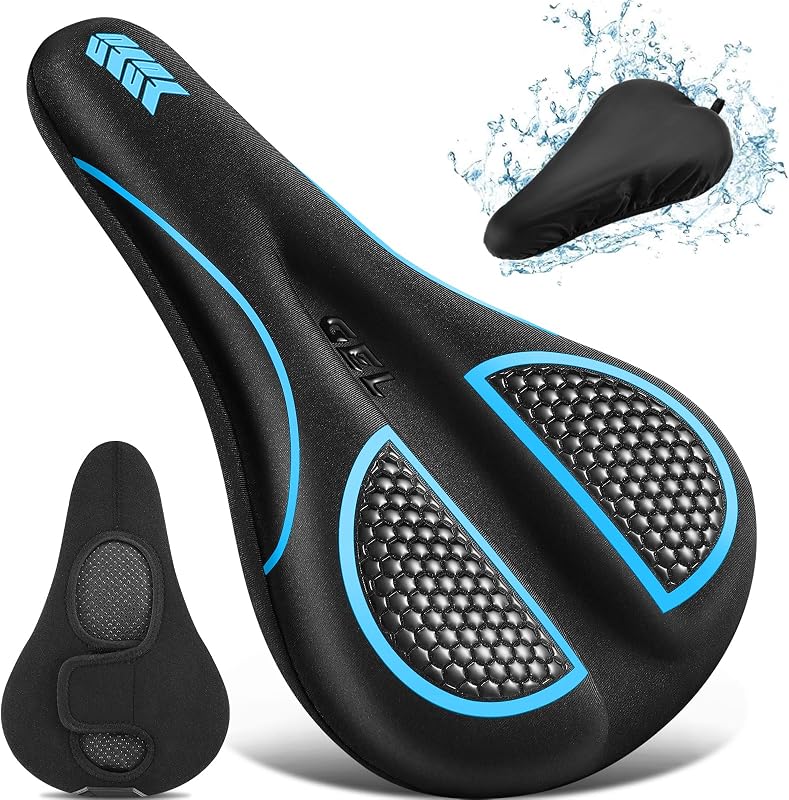 Cojín asiento bicicleta gel suave para hombres mujeres
