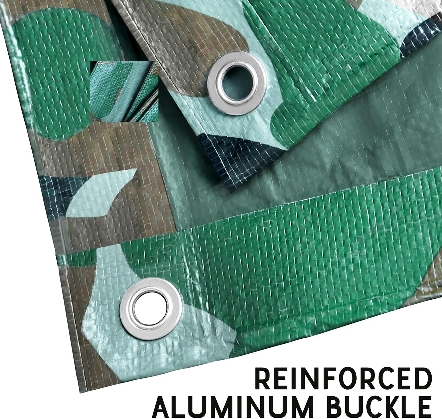 Lona camuflaje 7mil 8x10ft impermeable UV resistente