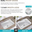 Fregadero cocina blanco 27pulg arcilla refractaria profundo