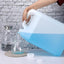 Jarras plástico 4gal con tapa contenedor HDPE