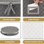 Estuche acolchado para platos 12x7" gris con 12 separadores
