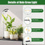 Luz cultivo interior 48 LED negro ajustable 3 modos 10 brillo