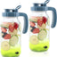 Jarra Mason 64oz con tapa abatible pack 2