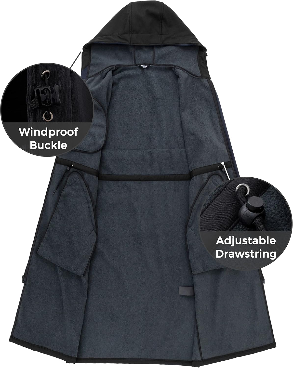 Parka de natación unisex impermeable para adultos y jóvenes