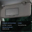Visera solar conductor Honda CRV 17-22 espejo iluminado gris