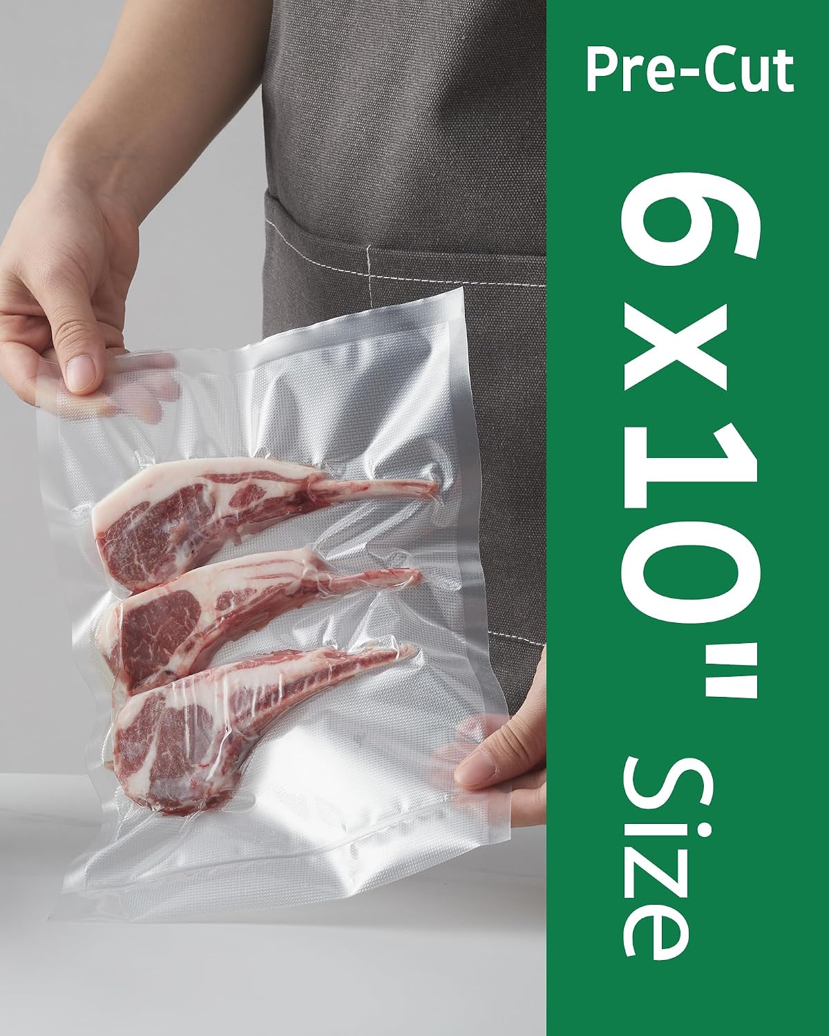 200 Bolsas Selladoras Al Vacío 6x10" Sin BPA