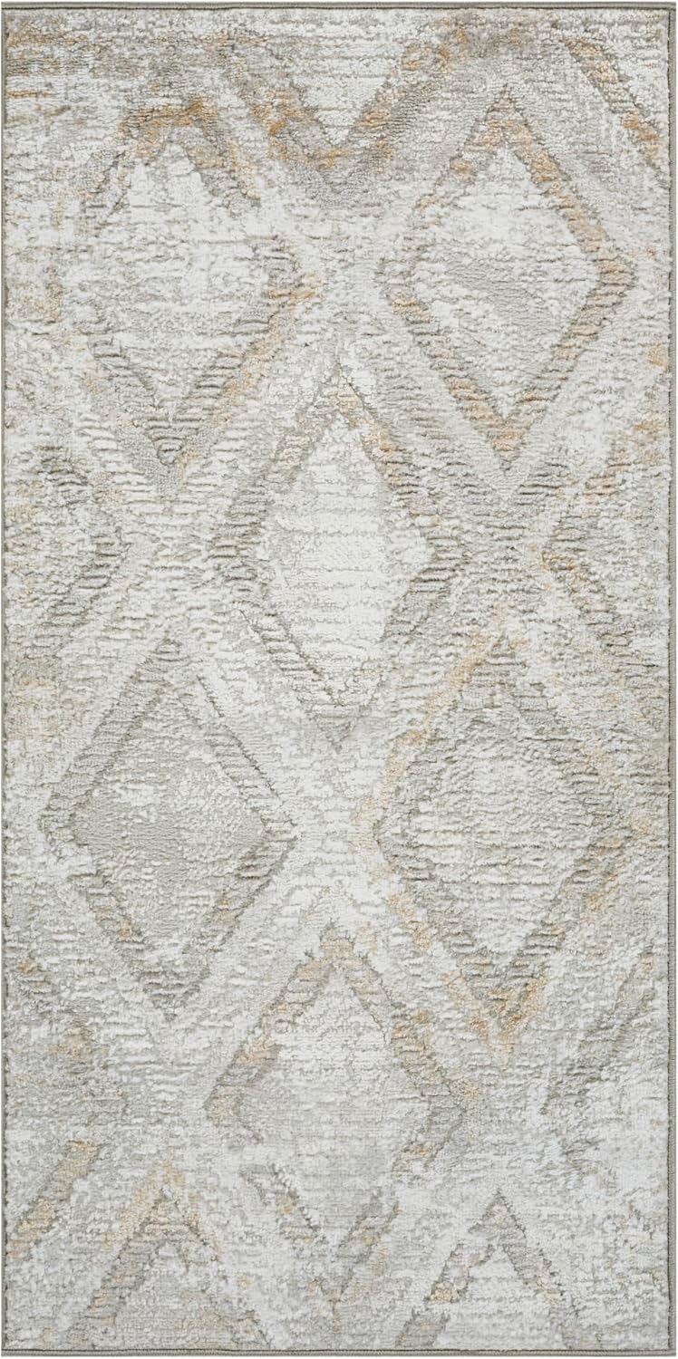 Alfombra gris 2x4ft para dormitorio sala comedor