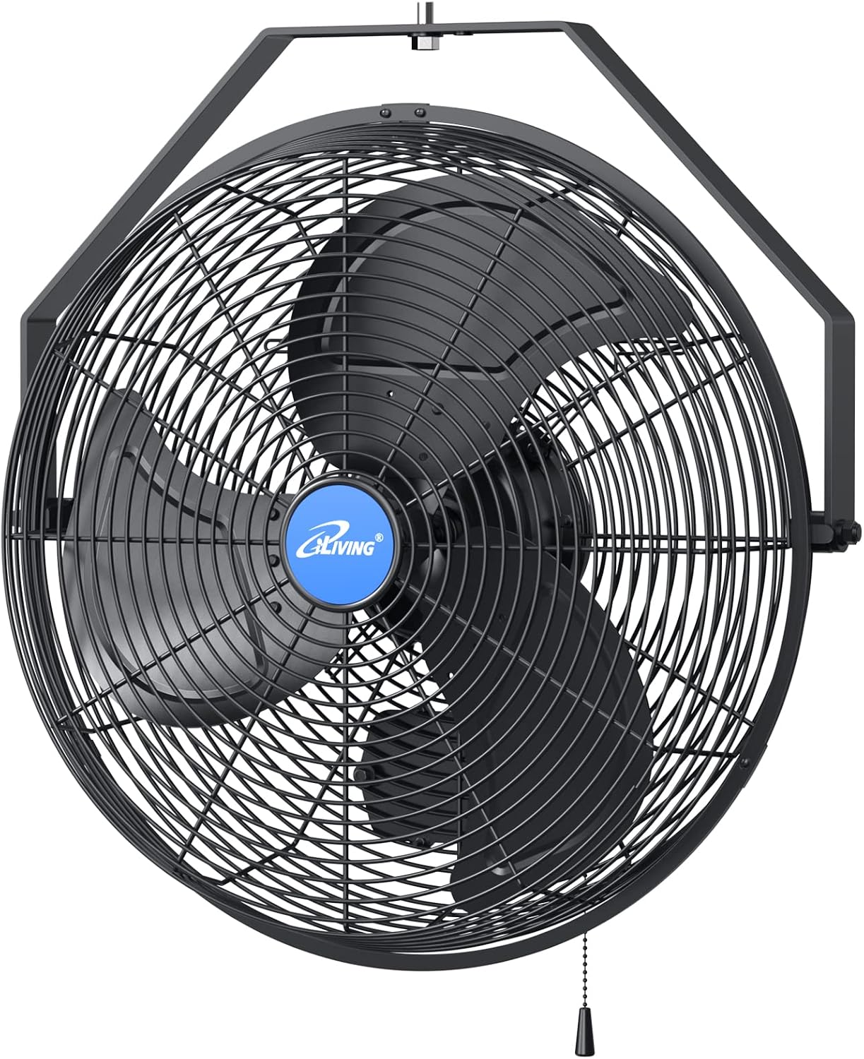 Ventilador pared 18pulg 6360cfm 3 velocidades industrial