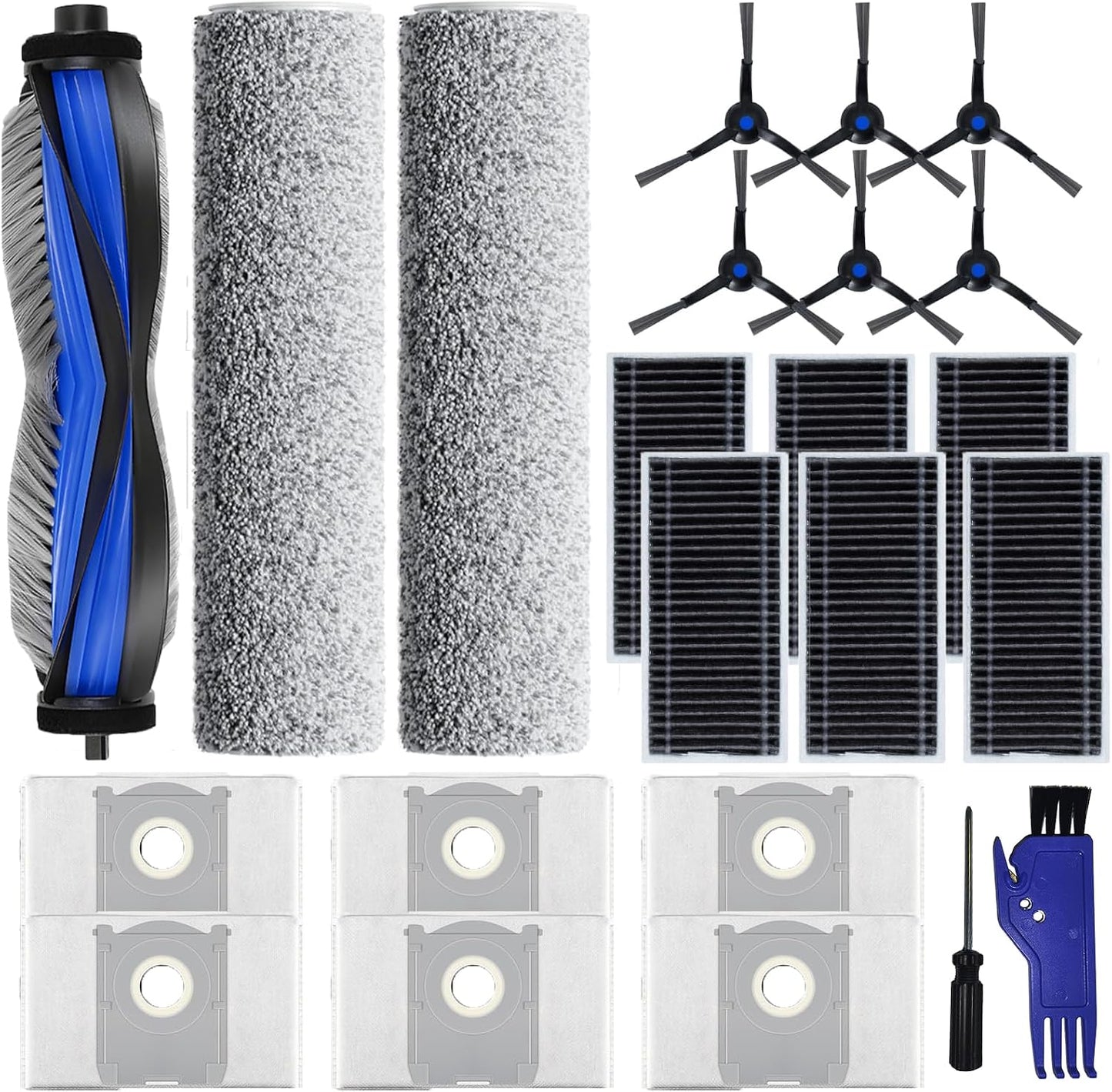 Kit repuesto Deebot X8 PRO cepillo fregona filtros HAPE