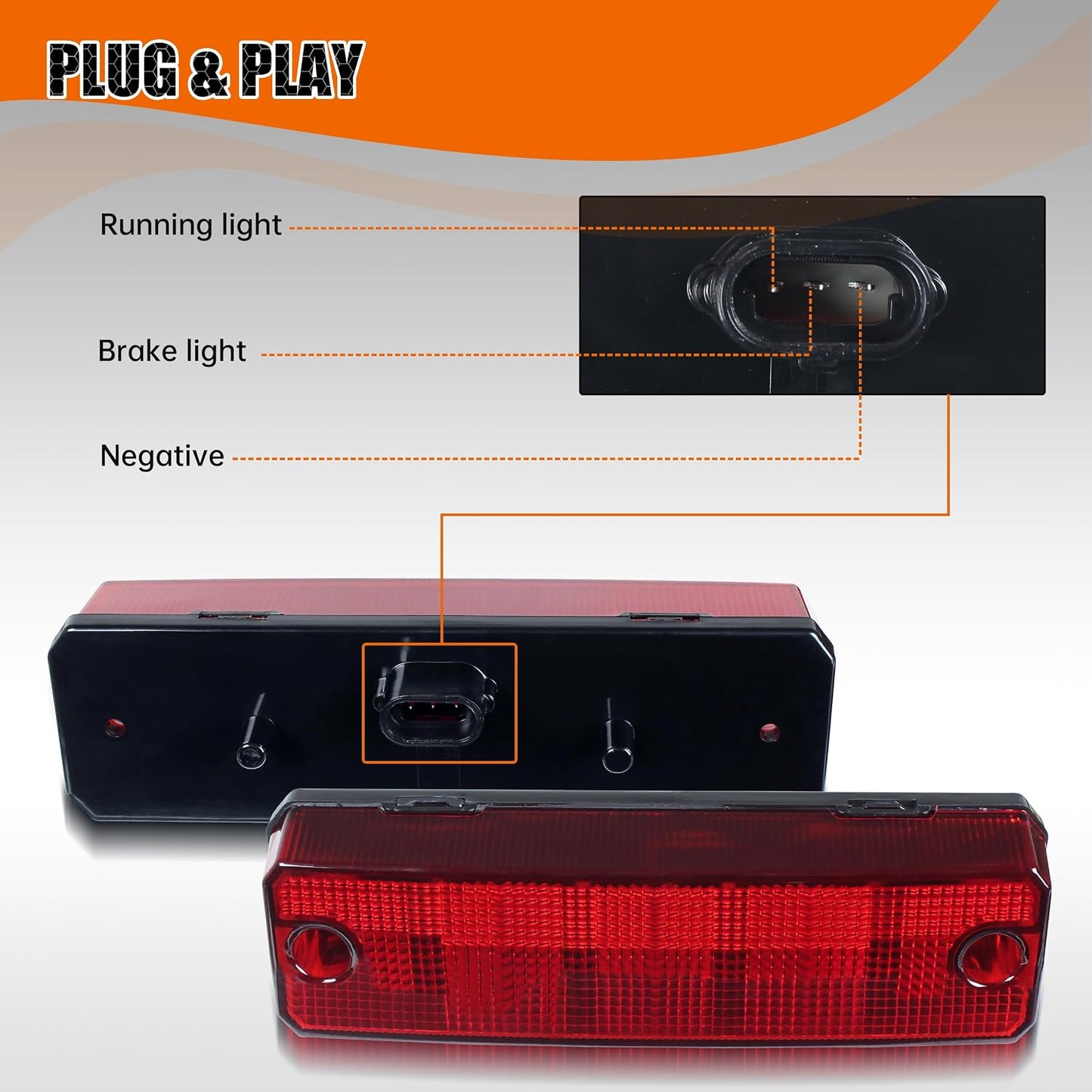 2 Luces Traseras LED comp Honda Pioneer2025