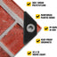 Lona 20mil impermeable UV resistente 12x25 negra