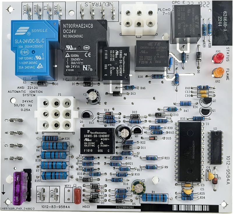 Reemplazo placa control horno Nordyne Inter-therm Miller M1