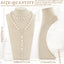 Set 9 Pzas Soporte Collares Lino para Joyas
