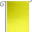 Bandera jardín amarilla sólida decoración fiesta