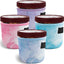 4 Fundas Neopreno Helado con Soporte Cuchara Reutilizables Crema