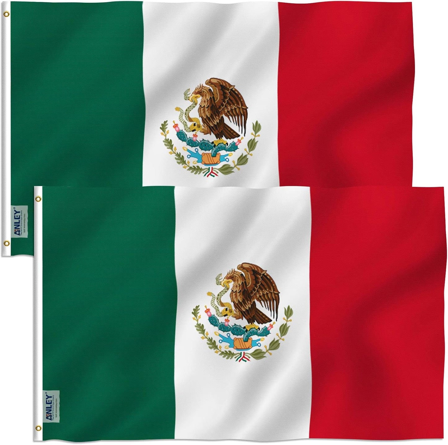 Bandera ondeante México 3x5ft