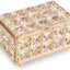 Caja joyas cristal con espejo dorado regalo Navidad