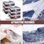 6 bolsas PVC transparente con cremallera para ropa y sábanas