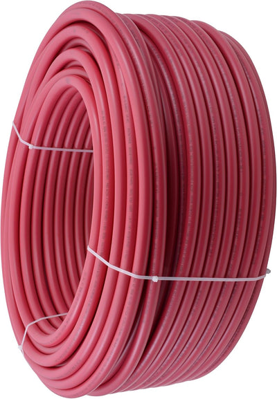 Tubo agua flexible PEX-B rojo 3/4pulg x500ft