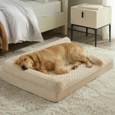 Cama ortopédica perro grande con funda lavable