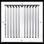 Cubierta ventilación HVAC 6x6pulg difusor techo aluminio