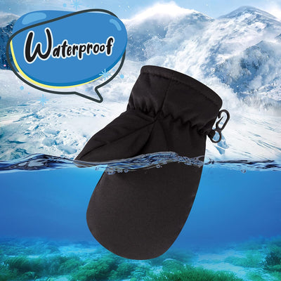 Guantes invierno niños impermeables forro polar deporte