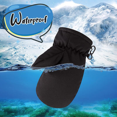 Guantes invierno niños impermeables forro polar deporte