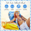 Almohada inflable playa 17x10pulg correa rayas azul blanco