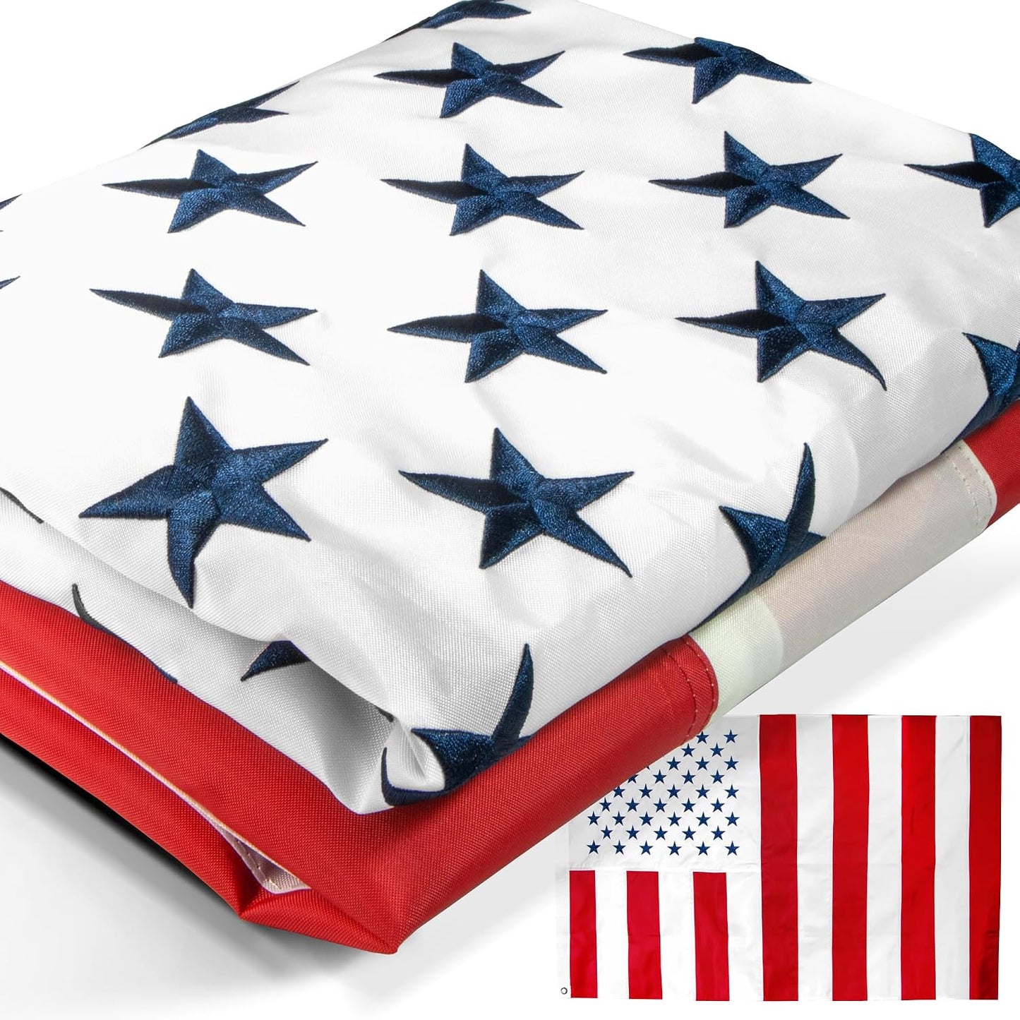 Bandera paz civil EE.UU. 3x5ft estrellas bordadas rayas