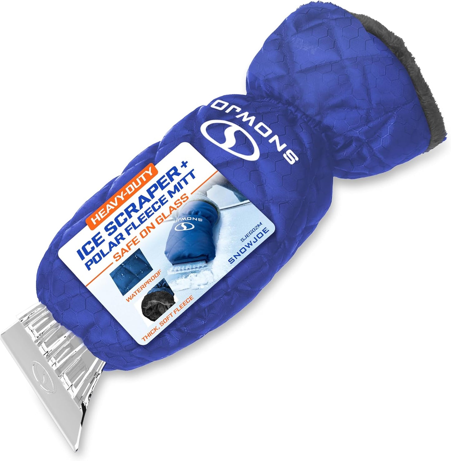 Manopla con forro polar y raspador hielo impermeable