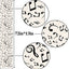 Camino mesa lino notas musicales 13x72pulg eventos bodas comedor