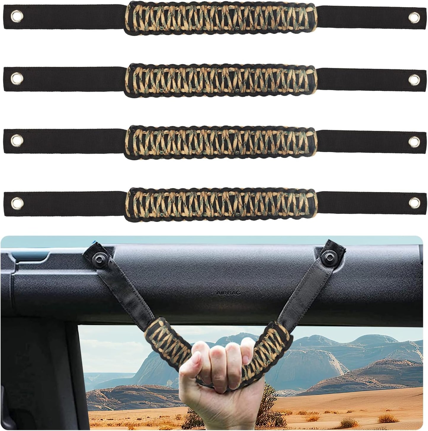 4 Manijas Agarre Barra Antivuelco Accesorios Ford Bronco