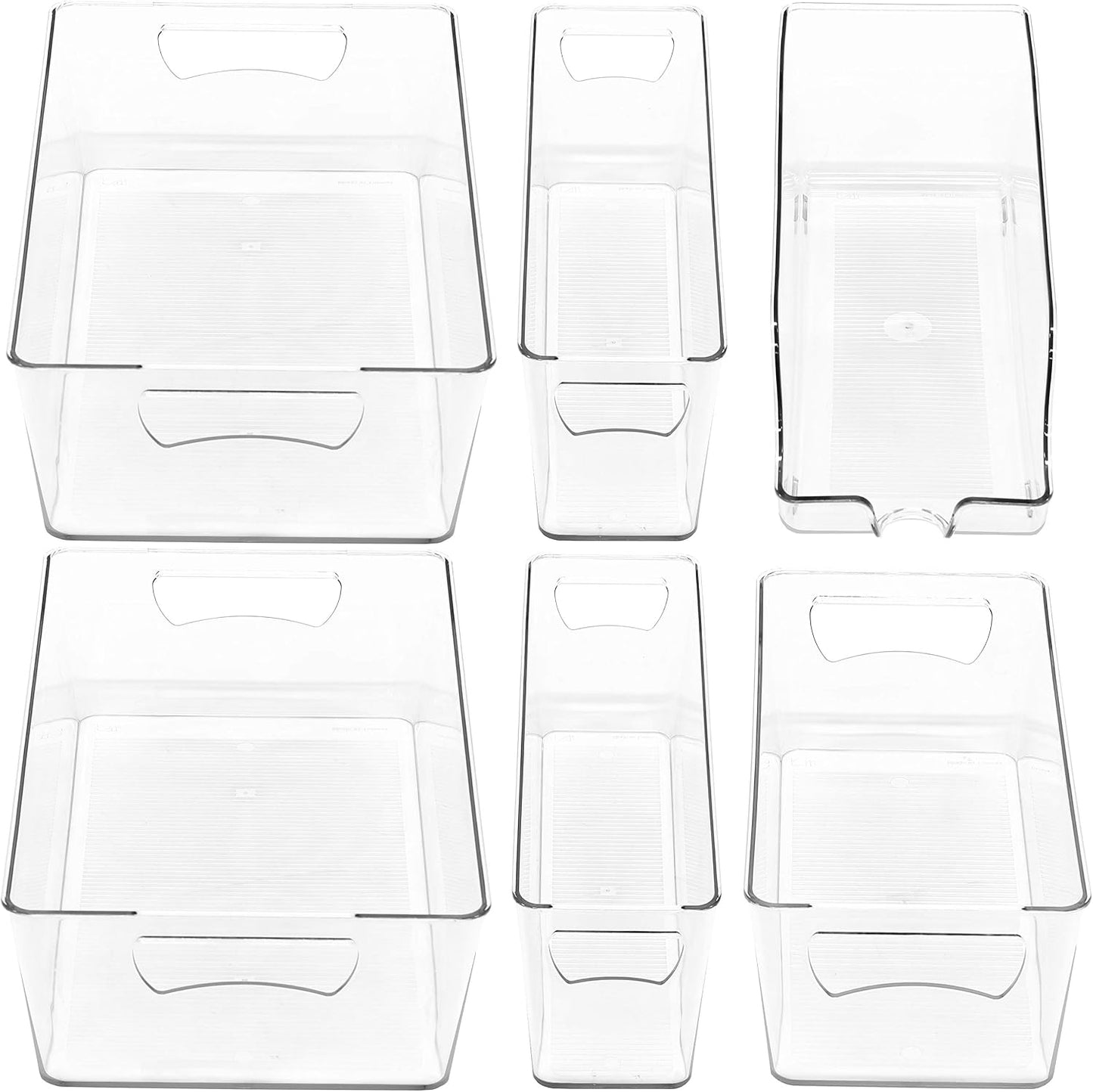 Set 6 Contenedores Organiz. para Refrigerador