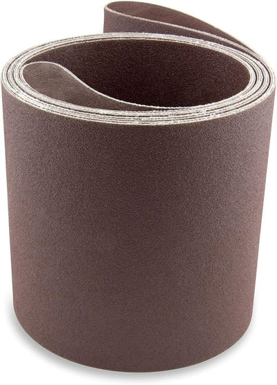 Cinturones lijado óxido aluminio 100 6x80" 2 Uds