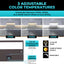Iluminación LED bronce 24pulg para gabinete 3 colores