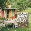 Bandera jardín granja 12x18pulg doble cara decoración rústica