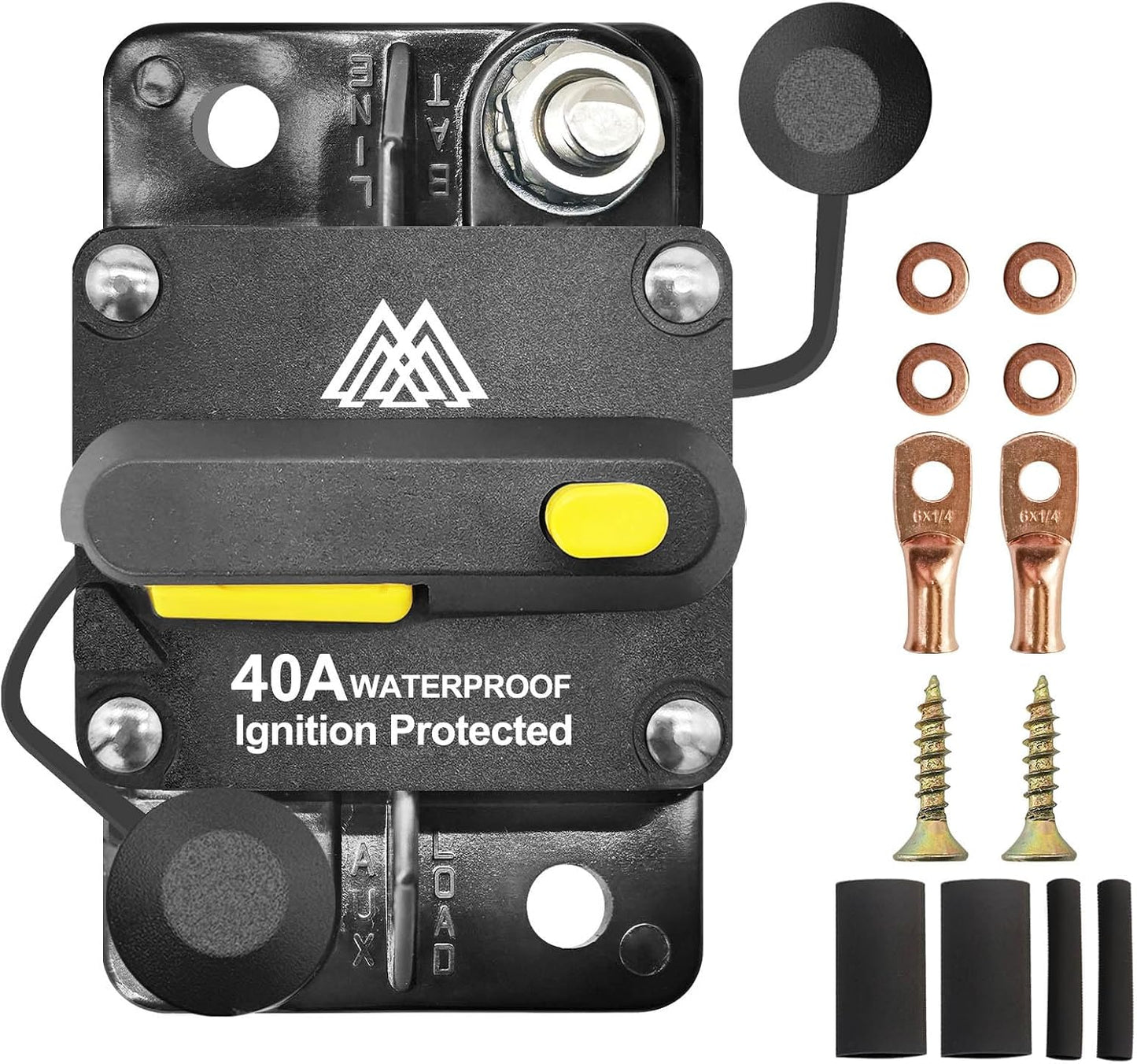 Caja disyuntor 40A 12-48V IP67 para motor barco ATV