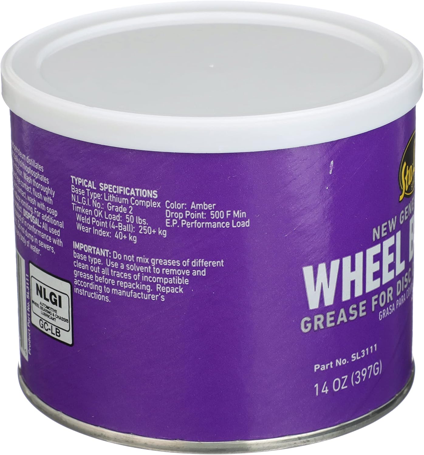 Grasa rodamientos ruedas frenos disco y tambor 14oz
