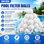 Bolas filtro piscina ecológicas reutilizables 1.54lb