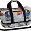 Bolsa viaje pequeña color blanco azul