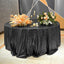 Mantel redondo lentejuelas 108pulg negro purpurina para fiestas