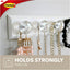 Colgador joyas y bufandas perillas cristal