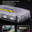 Luces estroboscópicas techo 12" 72LED base magnética 12-24V