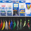 Aparejos cebo pesca 4/10 paq con gancho cuerda y cuentas camarones