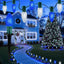 Luces Navidad C9 aire libre 7.83m 20 LED azul blanco