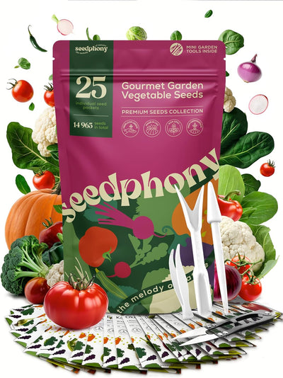 Pack 25 semillas vegetales jardín