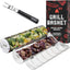 Cesta parrilla rodante acero inox alimenticio estante red