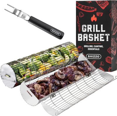 Cesta parrilla rodante acero inox alimenticio estante red